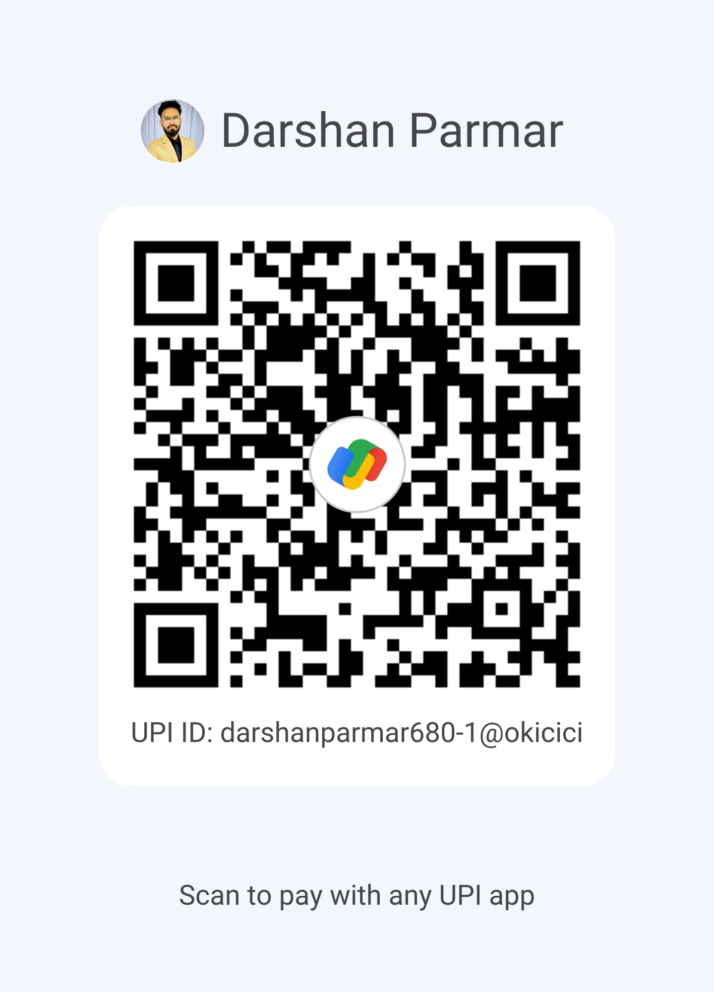 payment qr for PhysioZine